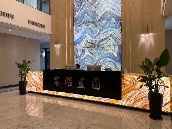 公司办公场所前台实景